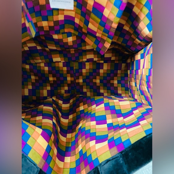 Corinne Lent for Anthropologie embroidered illustrator beaded tote bag purse - Picture 5 of 5